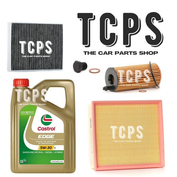 FOR BMW 218d 2.0 F22 2013+ AIR OIL & CABIN FILTER SERVICE KIT WITH 5L CASTROL
