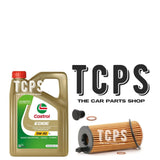 FOR BMW 218d 2.0 F22 2013+ OIL CHANGE SERVICE KIT WITH FILTER & 5L CASTROL OIL