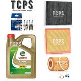 FOR BMW 116i 1.6 F20 2011+ COMPLETE SERVICE KIT WITH 5L CASTROL & BOSCH PLUGS