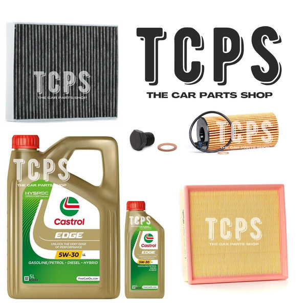 FOR BMW 118d 2.0 F20 2011+ OIL AIR & CABIN FILTER KIT WITH 6L CASTROL OIL