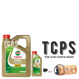 FOR BMW 118d 2.0 F20 2011+ OIL REPLACEMENT KIT WITH 6L CASTROL & OIL FILTER