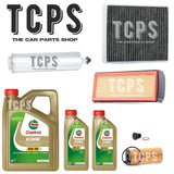 FOR BMW 430d 3.0 F32 COMPLETE FILTER SERVICE KIT WITH 7L CASTROL MOTOR OIL