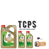 FOR BMW 430d 3.0 F32 OIL REPLACEMENT KIT WITH 7L CASTROL & OIL FILTER PLUG