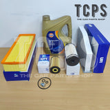 FITS VW GOLF 1.9 TDI MK6 UFI SERVICE KIT 5L GULF FORMULA GVX & UFI PACKAGE