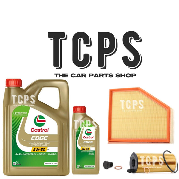FOR BMW 520i 2.0 G30 2016+ AIR & OIL FILTER SERVICE PACK WITH 6L CASTROL OIL