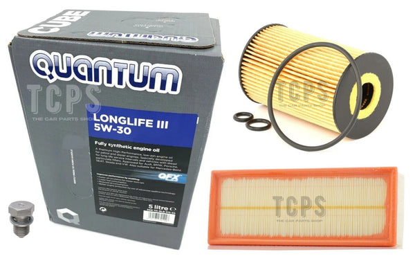 FOR VW SHARAN 2.0 TDI MK2 SERVICE KIT 5L QUANTUM & AIR OIL DRAIN PLUG