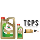 FOR BMW 530i 2.0 G31 2017+ REPLACEMENT OIL SERVICE KIT WITH 6L CASTROL & FILTER