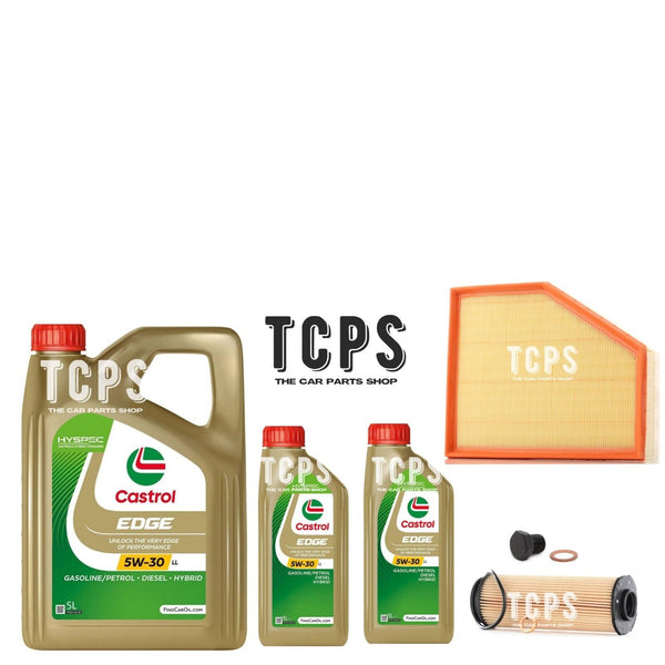FOR BMW 540i 3.0 G31 2017+ AIR AND OIL FILTER SERVICE KIT WITH 7L CASTROL OIL