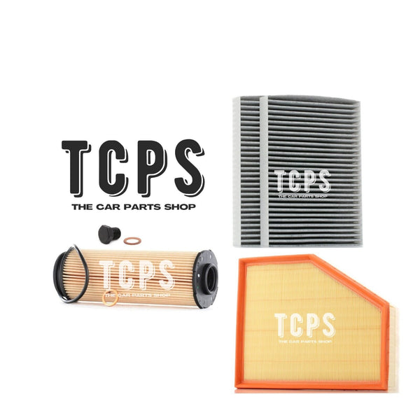FOR BMW 540i 3.0 G31 2017+ OIL AIR AND CABIN FILTER SERVICE KIT WITH SUMP PLUG