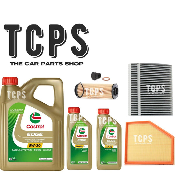FOR BMW 630d 3.0 G32 2017+ AIR OIL & CABIN FILTER SERVICE KIT WITH 7L CASTROL