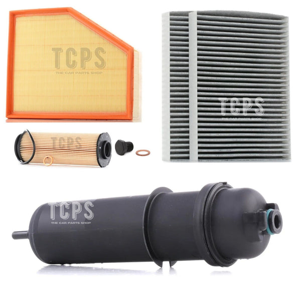 FOR BMW 730d 3.0 G11 2015+ COMPLETE FILTER ONLY SERVICE KIT AIR OIL CABIN & FUEL