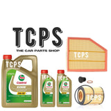 FOR BMW 630i 3.0 E64 OIL AND AIR FILTER SERVICE PACK WITH 7L CASTROL MOTOR OIL