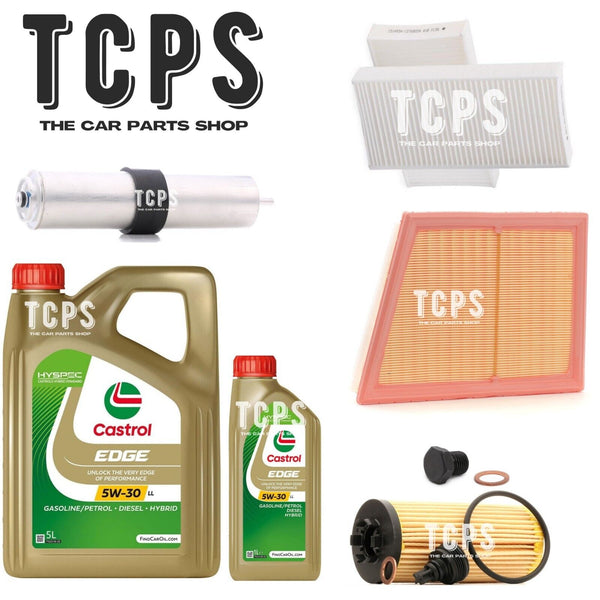 FOR BMW X2 2.0 F39 2017+ COMPLETE FILTER SERVICE KIT WITH 6L CASTROL MOTOR OIL