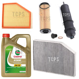 FOR BMW X3 2.0 G01 2017+ COMPLETE FILTER SERVICE KIT WITH 5L CASTROL OIL