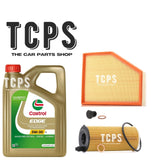 FOR BMW X3 2.0 G01 2017+ AIR FILTER & OIL FILTER WITH 5L CASTROL MOTOR OIL