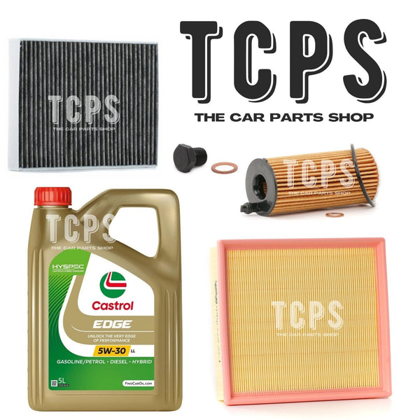 FOR BMW 118i 1.5L F20 2014+ AIR OIL AND CABIN FILTER KIT WITH 5L CASTROL OIL