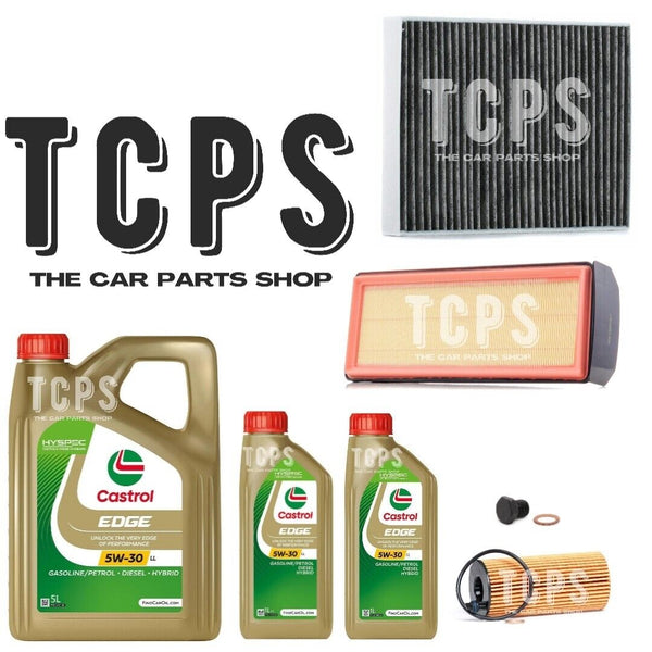FOR BMW 435d 3.0 F32 2013+ AIR OIL & CABIN FILTER WITH 7L CASTROL MOTOR OIL