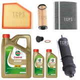 FOR BMW 840d 3.0 G15 COMPLETE SERVICE KIT AIR OIL CABIN FUEL & 7L CASTROL