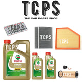 FOR BMW 745E 3.0 G11 COMPLETE SERVICE KIT 7L CASTROL MOTOR OIL WITH NGK PLUGS