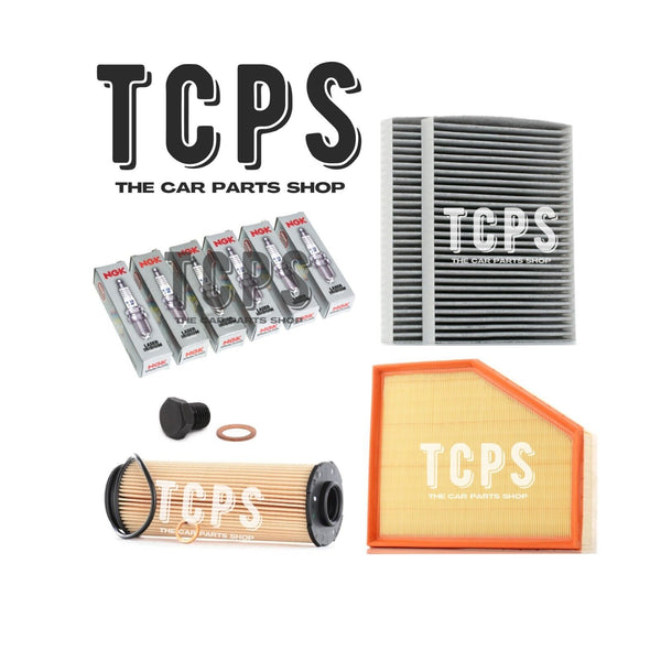 FOR BMW 745E 3.0 G11 FILTER ONLY SERVICE KIT & SIX NGK SPARK PLUGS AIR OIL CABIN