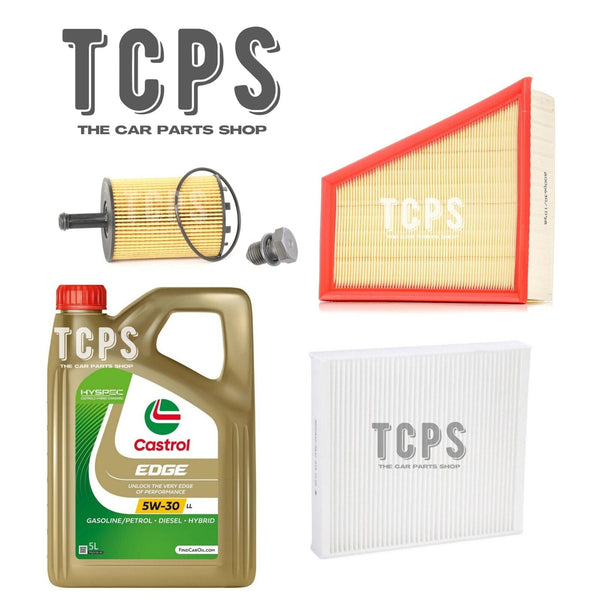 FOR SKODA FABIA MK2 1.9 TDI SERVICE KIT 5L CASTROL + OIL + AIR + CABIN FILTERS