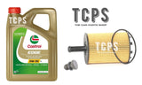 FOR SKODA FABIA MK2 1.9 TDI SERVICE KIT WITH 5L CASTROL + OIL + SUMP PLUG