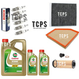 FOR BMW M140i 3.0 F20 FULL SERVICE KIT INCLUDING 7L CASTROL & SIX BOSCH PLUGS