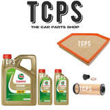 FOR BMW M140i 3.0 F20 OIL AND AIR FILTER PACK WITH 7L CASTROL ENGINE OIL