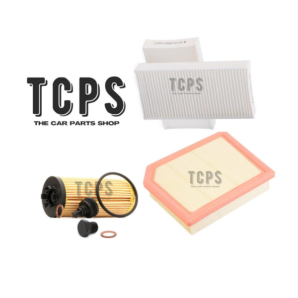 FOR BMW 135i 2.0 F40 AIR OIL CABIN FILTERS SERVICE KIT WITH SUMP PLUG