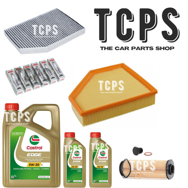FOR BMW Z4 M40i 3.0 G29 COMPLETE SERVICE KIT 7L CASTROL & SIX NGK PLUGS