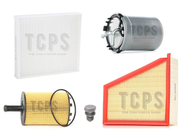 FOR SKODA FABIA 99-0 1.9 SDI SERVICE KIT INCLUDING ALL FILTERS + SUMP PLUG