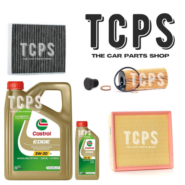 FOR BMW 114d 1.6 F20 AIR OIL CABIN FILTERS SERVICE KIT WITH 6L CASTROL OIL