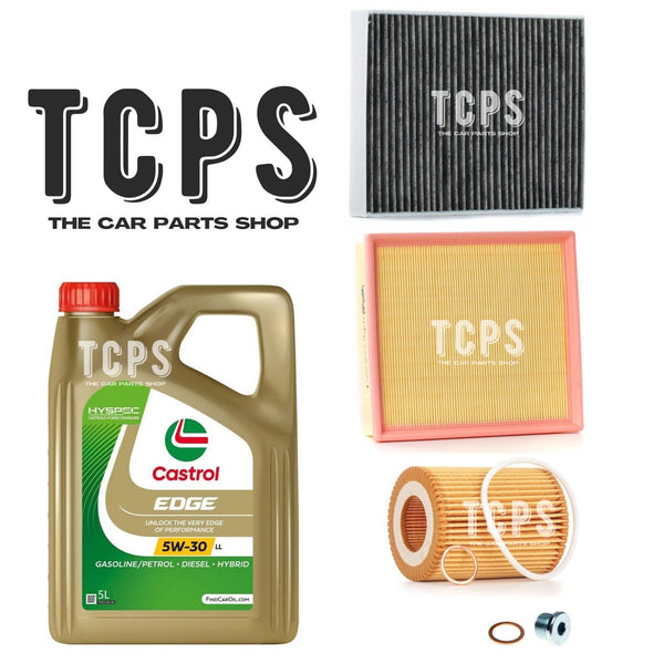 FOR BMW 114i 1.6 F21 AIR OIL CABIN FILTERS & 5L CASTROL MOTOR OIL