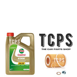 FOR BMW 114i 1.6 F21 REPLACEMENT OIL SERVICE FILTER & 5L CASTROL MOTOR OIL