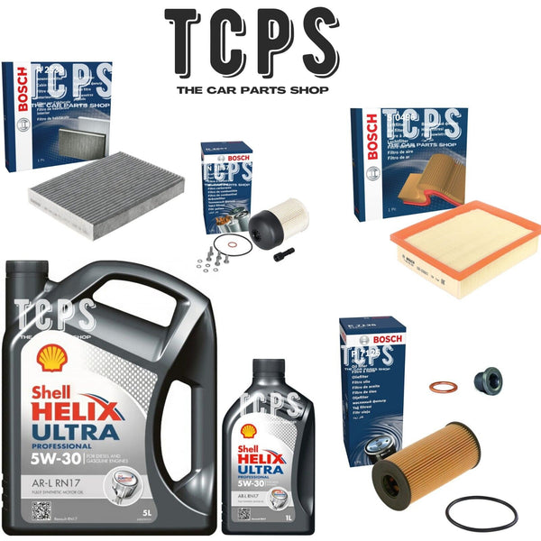 FOR RENAULT TRAFIC III 1.6 DCI 2014+ COMPLETE BOSCH SERVICE KIT & 6L SHELL OIL