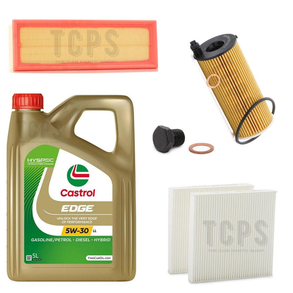 FOR BMW X4 F26 20D SERVICE KIT WITH 5L CASTROL OIL + OIL + AIR + CABIN FILTERS