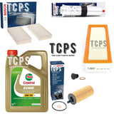 FOR BMW X4 2.0 F26 COMPLETE BOSCH SERVICE KIT WITH 5L CASTROL MOTOR OIL