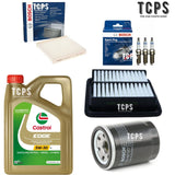 FITS HONDA CIVIC MK10 1.0 2017+ COMPLETE BOSCH SERVICE KIT WITH 4L CASTROL OIL