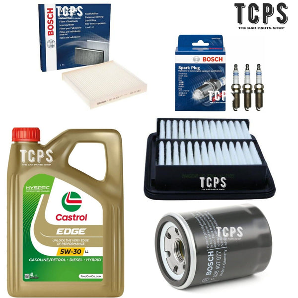 FITS HONDA CIVIC MK10 1.0 2017+ COMPLETE BOSCH SERVICE KIT WITH 4L CASTROL OIL