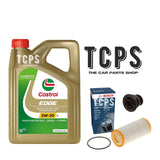 FITS AUDI A4 2.0 TFSI 2007+ OIL CHANGE KIT WITH BOSCH OIL FILTER & CASTROL OIL