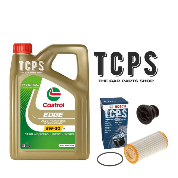 FITS AUDI A4 2.0 TFSI 2007+ OIL CHANGE KIT WITH BOSCH OIL FILTER & CASTROL OIL