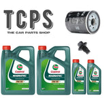 FOR FORD TRANSIT CUSTOM 2.0 2012+  10L CASTROL 0W30 OIL + OIL FILTER + SUMP