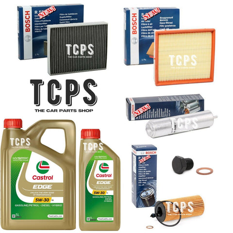 FITS BMW 418d 2.0 F36 COMPLETE BOSCH SERVICE KIT WITH 6L CASTROL