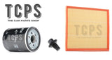 FOR FORD TRANSIT CUSTOM 2.0 2012+ REPLACEMENT OIL + AIR FILTER KIT + SUMP PLUG
