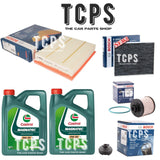 FOR FORD MONDEO 2.0 TDCI 2014+ 8L CASTROL BOSCH FILTERS AIR OIL CABIN FILTERS