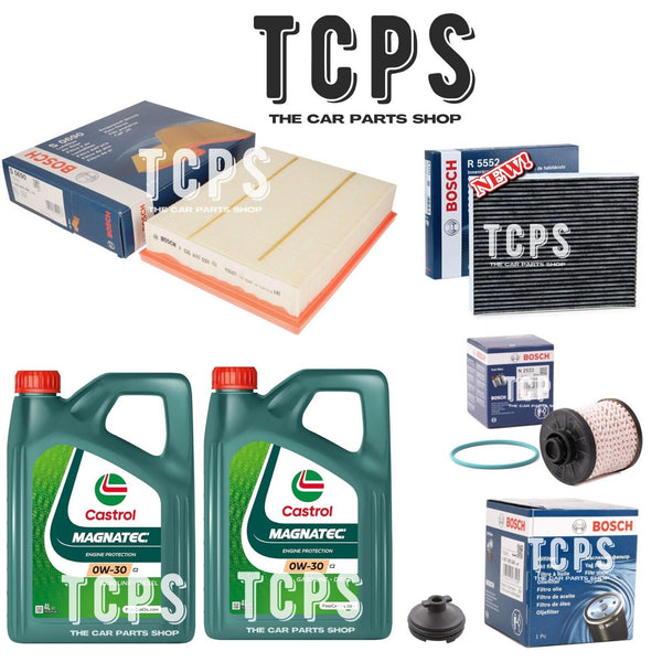 FOR FORD MONDEO 2.0 TDCI 2014+ 8L CASTROL BOSCH FILTERS AIR OIL CABIN FILTERS