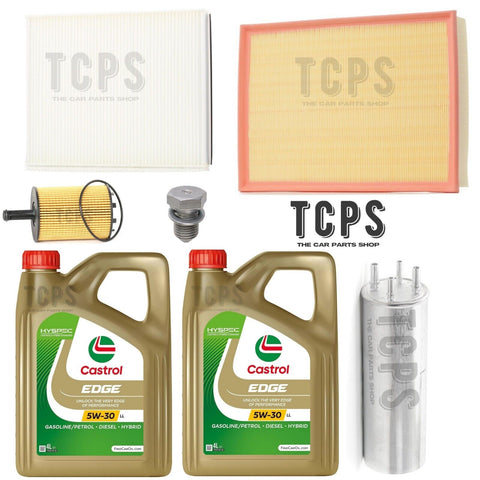 FOR VW Transporter 2.5 T5 2003+ TDI FULL SERVICE KIT 8L CASTROL OIL + ALL FILTER