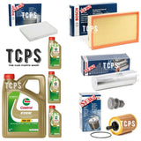 FOR VW TRANSPORTER 2.5 TDI T5 2003+ COMPLETE BOSCH KIT WITH 8L CASTROL OIL