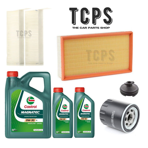 FOR PEUGEOT TRAVELLER BLUEHDI SERVICE KIT 6L CASTROL OIL + OIL AIR CABIN FILTERS