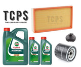 FOR PEUGEO TRAVELLER BLUEHDI KIT INCLUDING 6L CASTROL OIL WITH OIL & AIR FILTERS